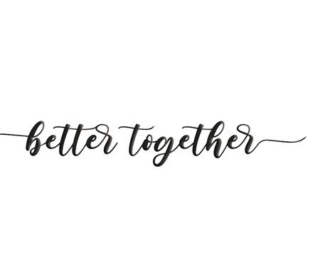 Adorno de Parede Lettering Better Together | Westwing