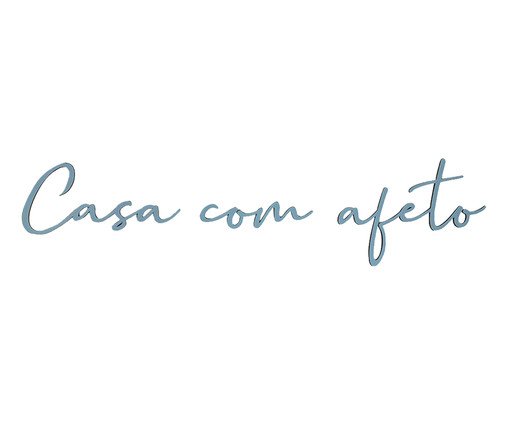 Decorativo de Parede Casa com Afeto, Azul | WestwingNow