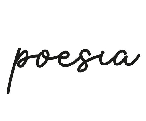 Palavra De Parede Poesia, Preto | WestwingNow
