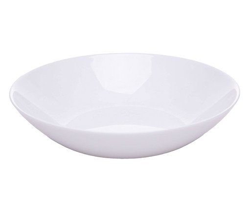 Prato Fundo de Vidro Opalino Diw Ali, Branco | WestwingNow