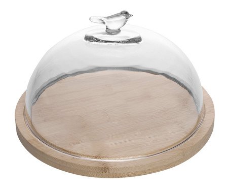 Queijeira com Base de Bambu Bird | Westwing