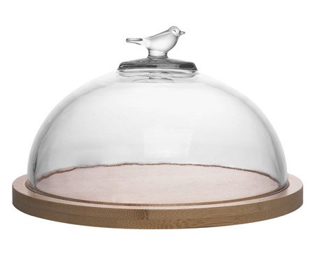 Queijeira com Base de Bambu Bird | Westwing