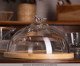 Queijeira com Base de Bambu Bird, Preto | WestwingNow