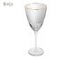 Jogo de Taças para Vinho com Borda Dourada Lines, Preto | WestwingNow