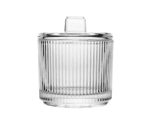 Potiche de Cristal Lines, Preto | WestwingNow