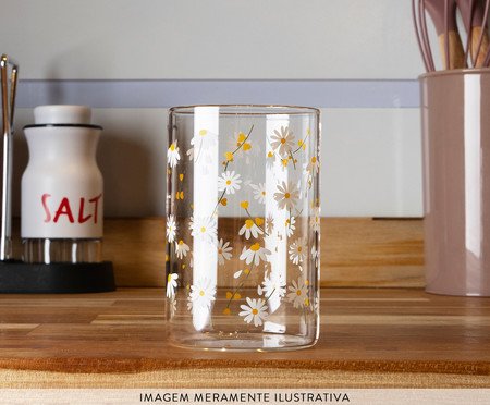 Jogo de Copos de Vidro Sunflower | Westwing