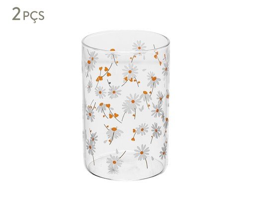 Jogo de Copos de Vidro Sunflower, Colorido | WestwingNow
