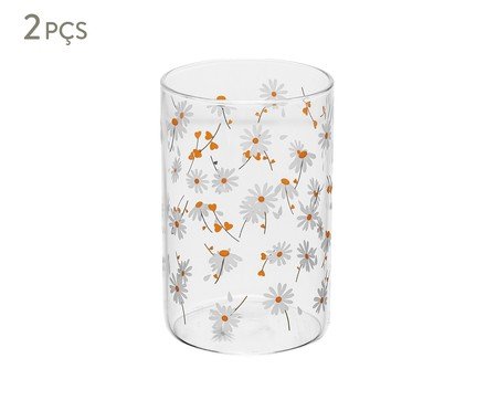 Jogo de Copos de Vidro Sunflower | Westwing