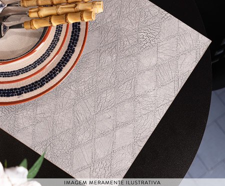 Lugar Americano Weave Cinza | Westwing