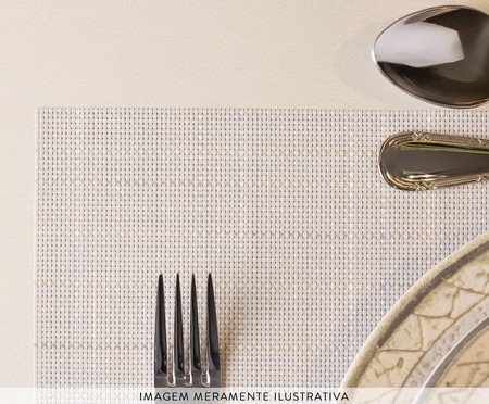 Lugar Americano Weave Cinza | Westwing