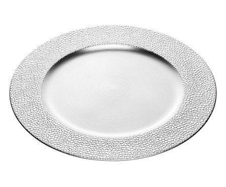 Sousplat de Plástico Moledo Prateado | Westwing