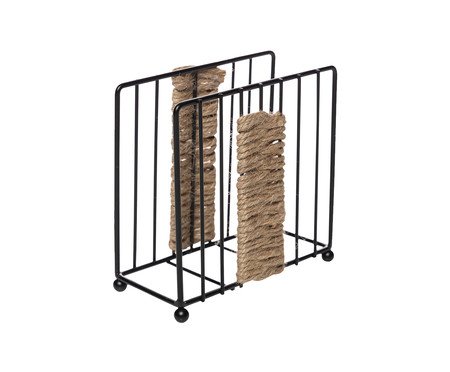 Porta Guardanapos Barbante ll Preto | Westwing