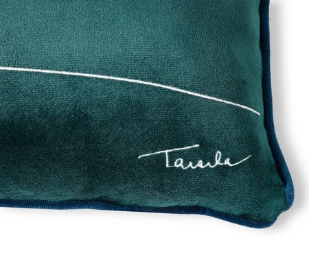 Capa de Almofada Bordada Figura Só de Tarsila do Amaral Verde | Westwing
