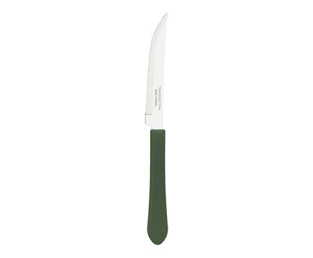 Faca para Churrasco em Inox Leme Verde Escuro | Westwing