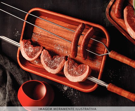 Espeto para Churrasco em Inox Vána | Westwing