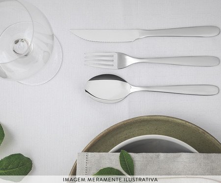 Jogo de Facas para Churrasco em Inox Havai | Westwing