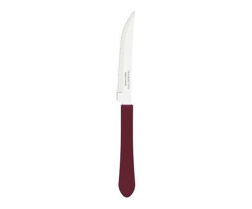 Faca para Churrasco em Inox Leme Carmim, Vermelho | WestwingNow