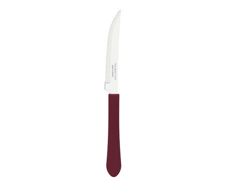 Faca para Churrasco em Inox Leme Carmim | Westwing