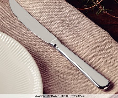 Faca para Churrasco em Inox Baguette | Westwing