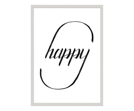 Quadro Happy - Qual É Seu Tipo?