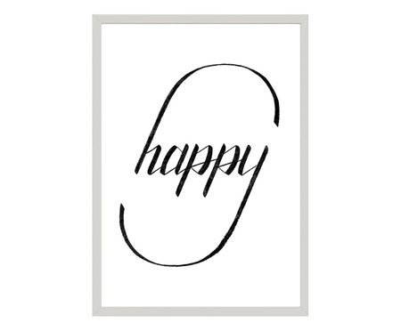 Quadro Happy - Qual É Seu Tipo?