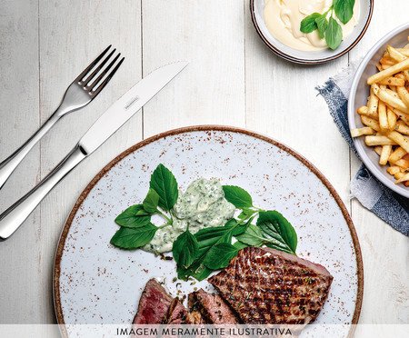 Faca para Churrasco em Inox Classic | Westwing