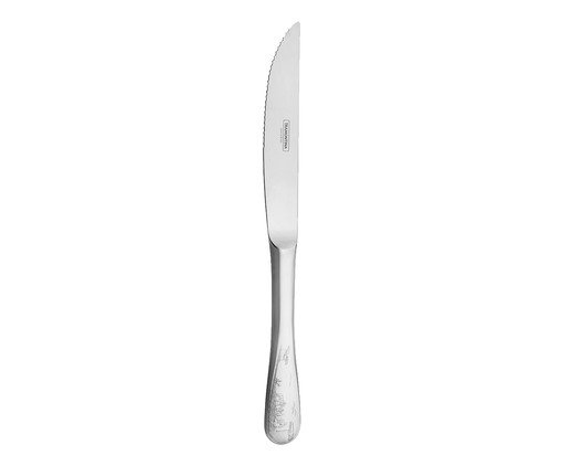 Faca para Churrasco com Gravação em Inox Classic, Prata ou Metálico | WestwingNow