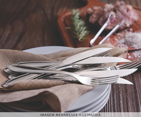 Faca para Churrasco em Inox Laguna | Westwing