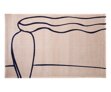 Tapete Figura Só de Tarsila do Amaral Bege