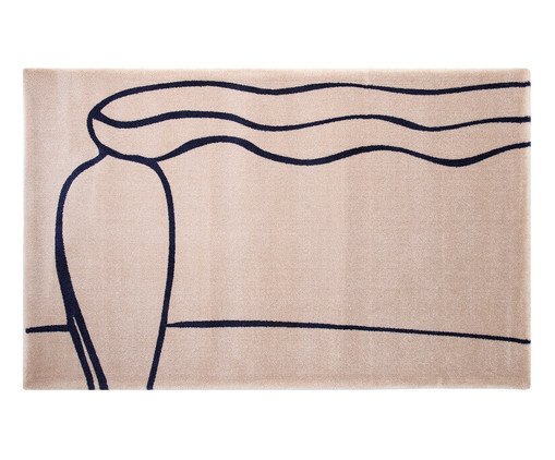 Tapete Figura Só de Tarsila do Amaral Bege, beige | WestwingNow