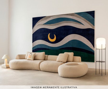 Tapete A Lua de Tarsila do Amaral | Westwing