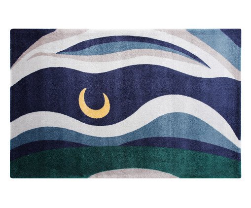 Tapete A Lua de Tarsila do Amaral, blue | WestwingNow