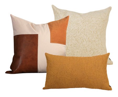 Kit Almofadas Boho Caramelo | Westwing