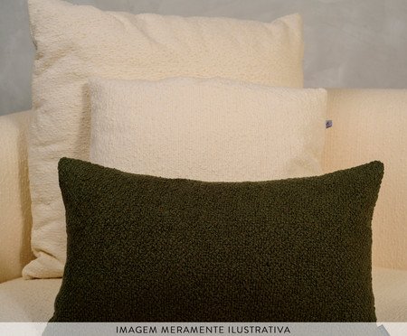 Kit Almofadas Nogueira Azul Marinho e Verde Musgo | Westwing