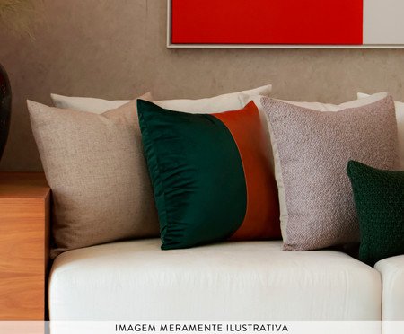 Kit Almofadas Arbóreo Fendi e Tricot Verde | Westwing