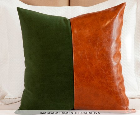 Kit Almofadas Arbóreo Fendi e Tricot Verde | Westwing