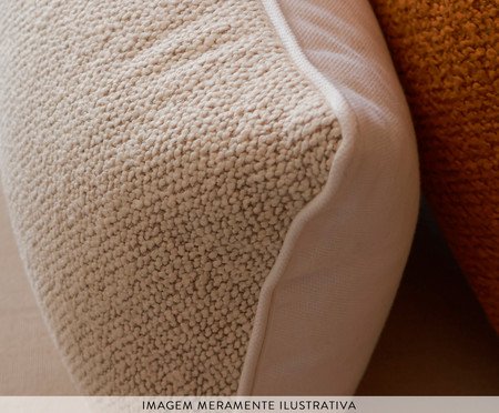 Kit Almofadas Áurea Caramelo e Azul Marinho | Westwing