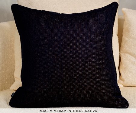 Kit Almofadas Áurea Caramelo e Azul Marinho | Westwing