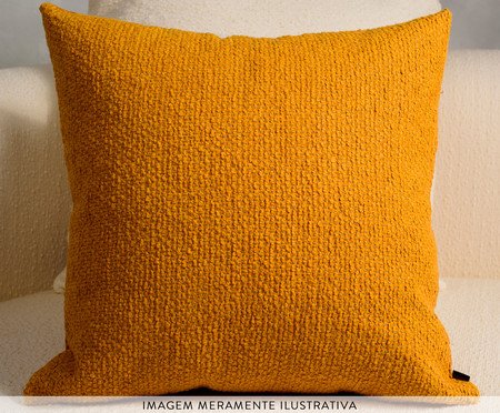 Kit Almofadas Áurea Caramelo e Azul Marinho | Westwing