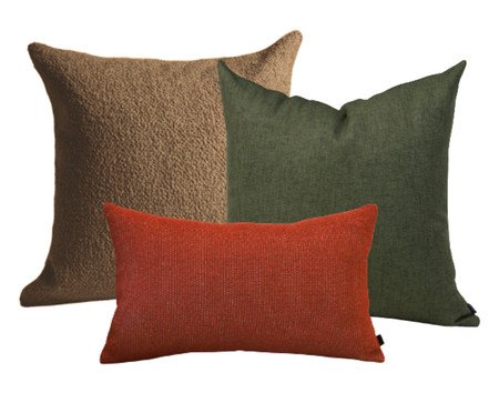 Kit Almofadas Fauna Fendi e Verde | Westwing