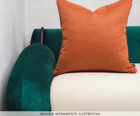 Kit Almofadas Lareira Tons Acobreados e Rosê | Westwing