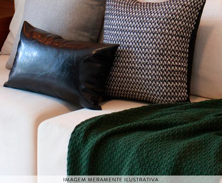 Kit Almofadas Grafite Preto e Cinza | Westwing