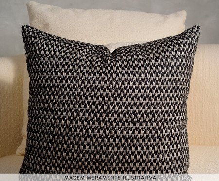 Kit Almofadas Grafite Preto e Cinza | Westwing