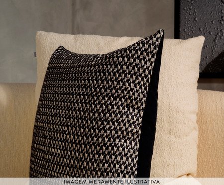 Kit Almofadas Grafite Preto e Cinza | Westwing
