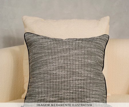 Kit Almofadas Brisa Tons de Preto e Verde Musgo | Westwing