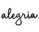 Placa de Madeira Decorativa Alegria Preta - 33X16cm, multicolor | WestwingNow