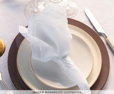 Jogo de Sousplat Melbourne Lavanda | Westwing