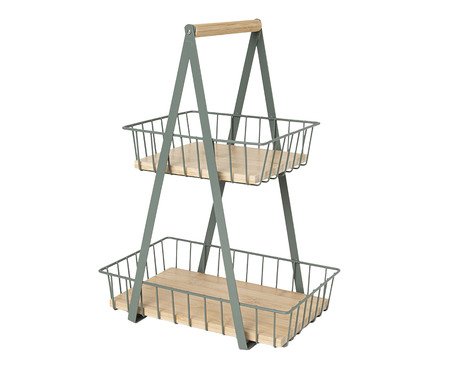 Cesto Duplo Enjoy Verde | Westwing