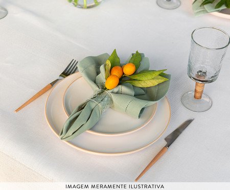 Jogo de Pratos Rasos Vivant Off-white | Westwing