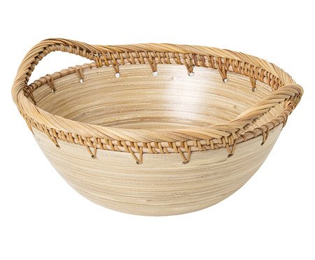 Bowl com Alça Duo Rattan | Westwing